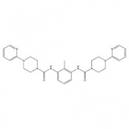 N,​N'-​(2-​methyl-​1,​3-​phenylene)​bis[4-​(2-​pyridinyl)​-1-​piperazinecarboxamid​e