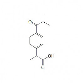 2-(4-(isobutyryl)phenyl)propanoic acid