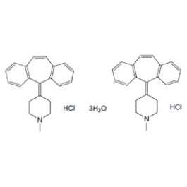 Cyproheptadine hydrochloride sesquihydrate