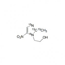 13C2,15N2-Metronidazole