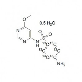 13C6-Sulfamonomethoxine hemihydrate