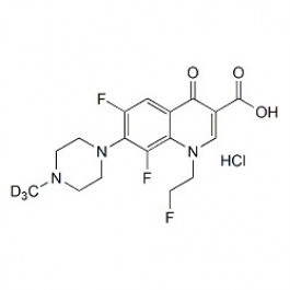 D3-Fleroxacin hydrochloride