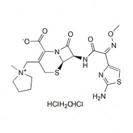 Cefepime dihydrochloride monohydrate